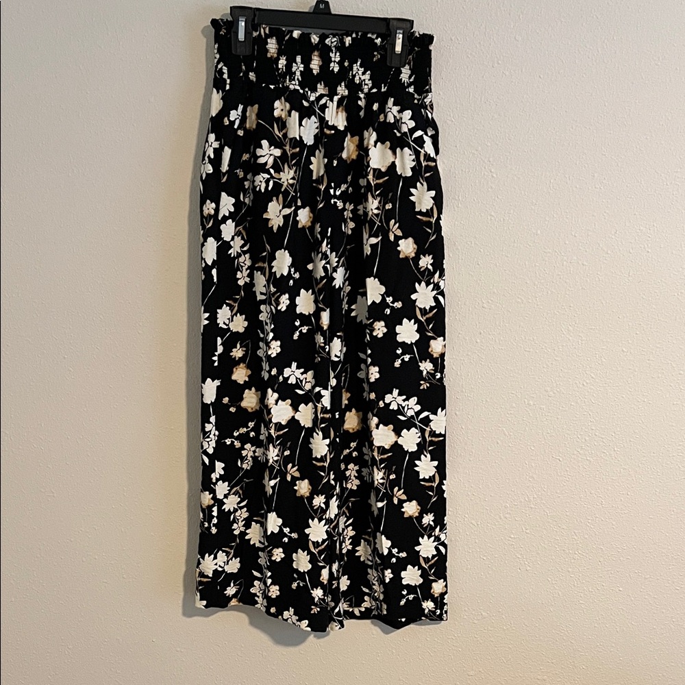 Simply Vera Vera Wang Black Floral Maxi Skirt